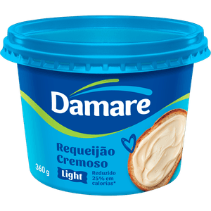 REQUEIJAO CREMOSO DAMARE POTE 360G LIGHT